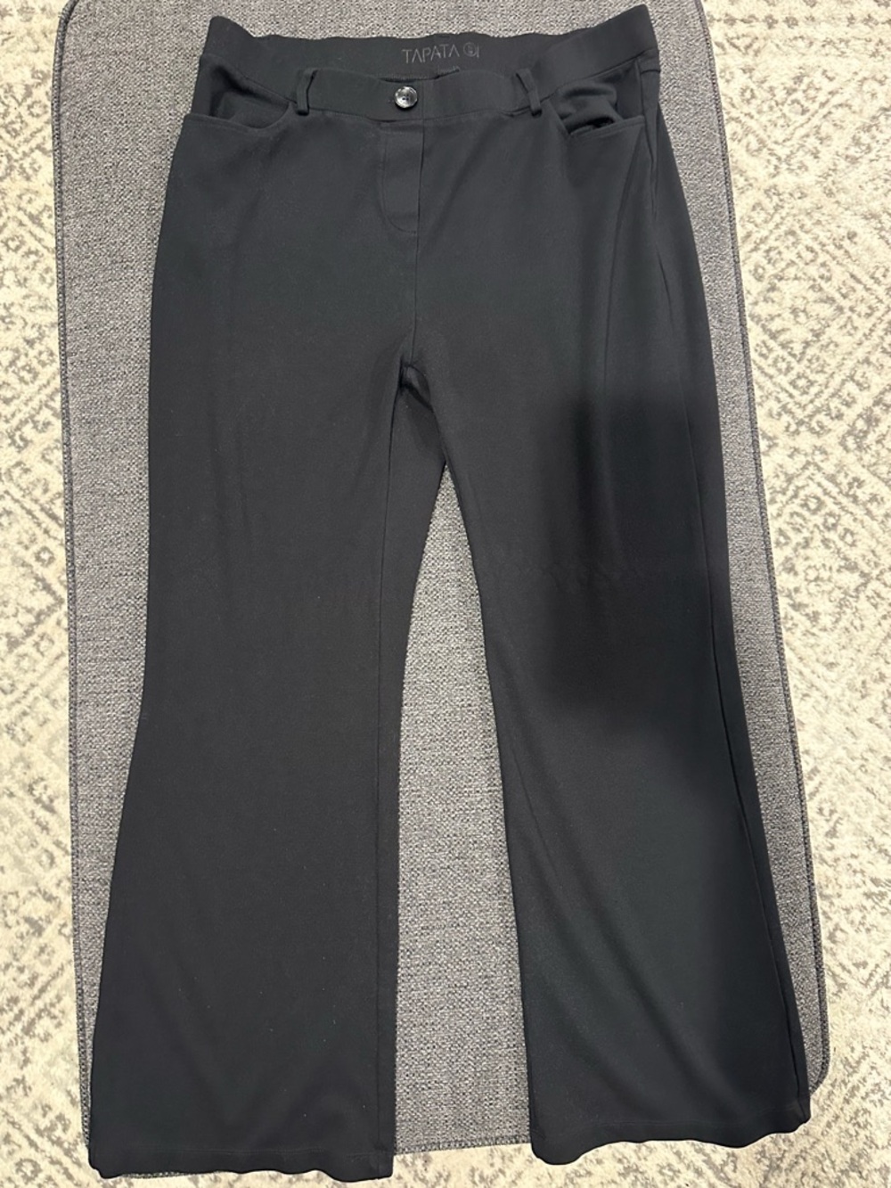 Tapata Women's Black Flared Trousers - Tailored Comfort